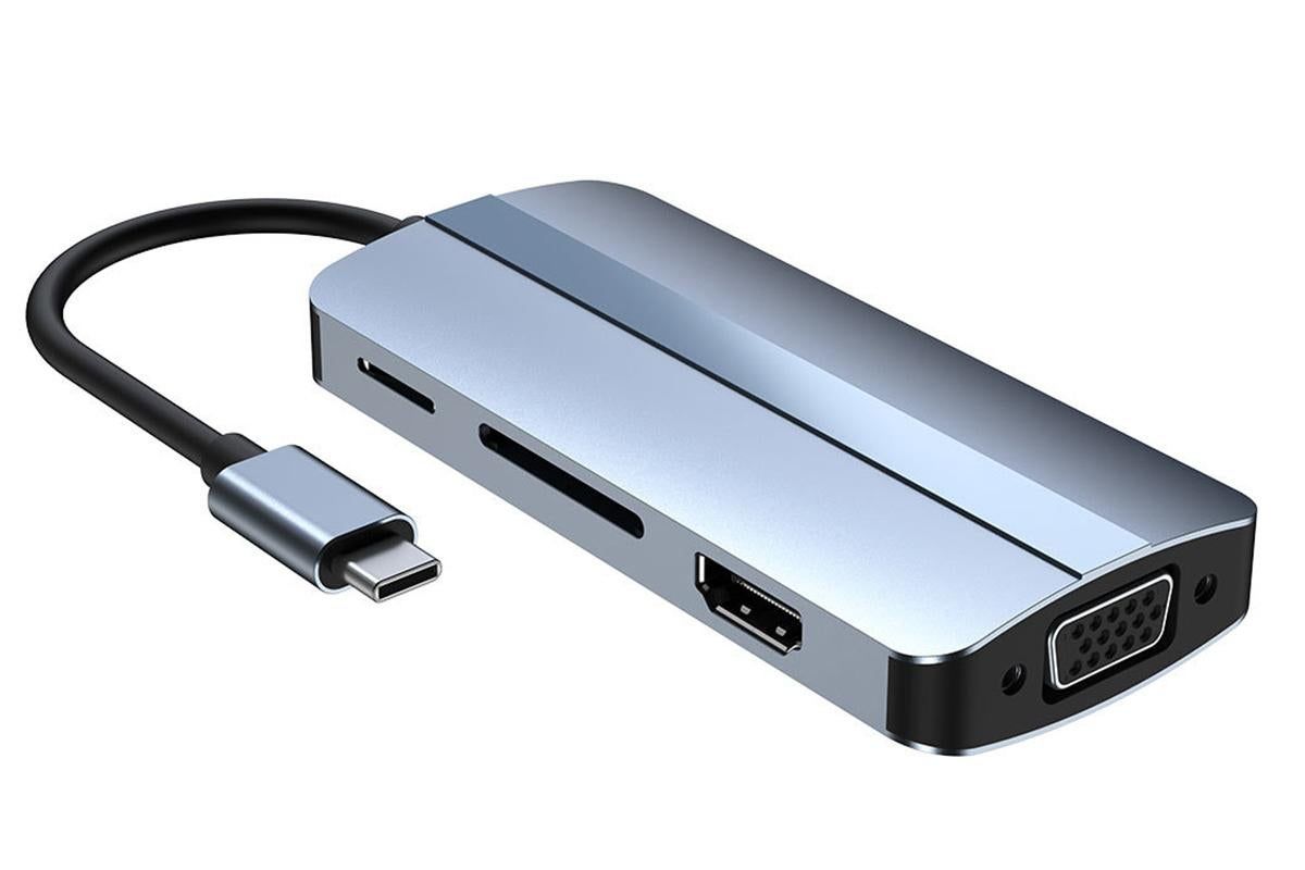 8-in-1 Docking Station Type-C to HDMI Multi-Display USB-C Hub PD 100W โ image 2