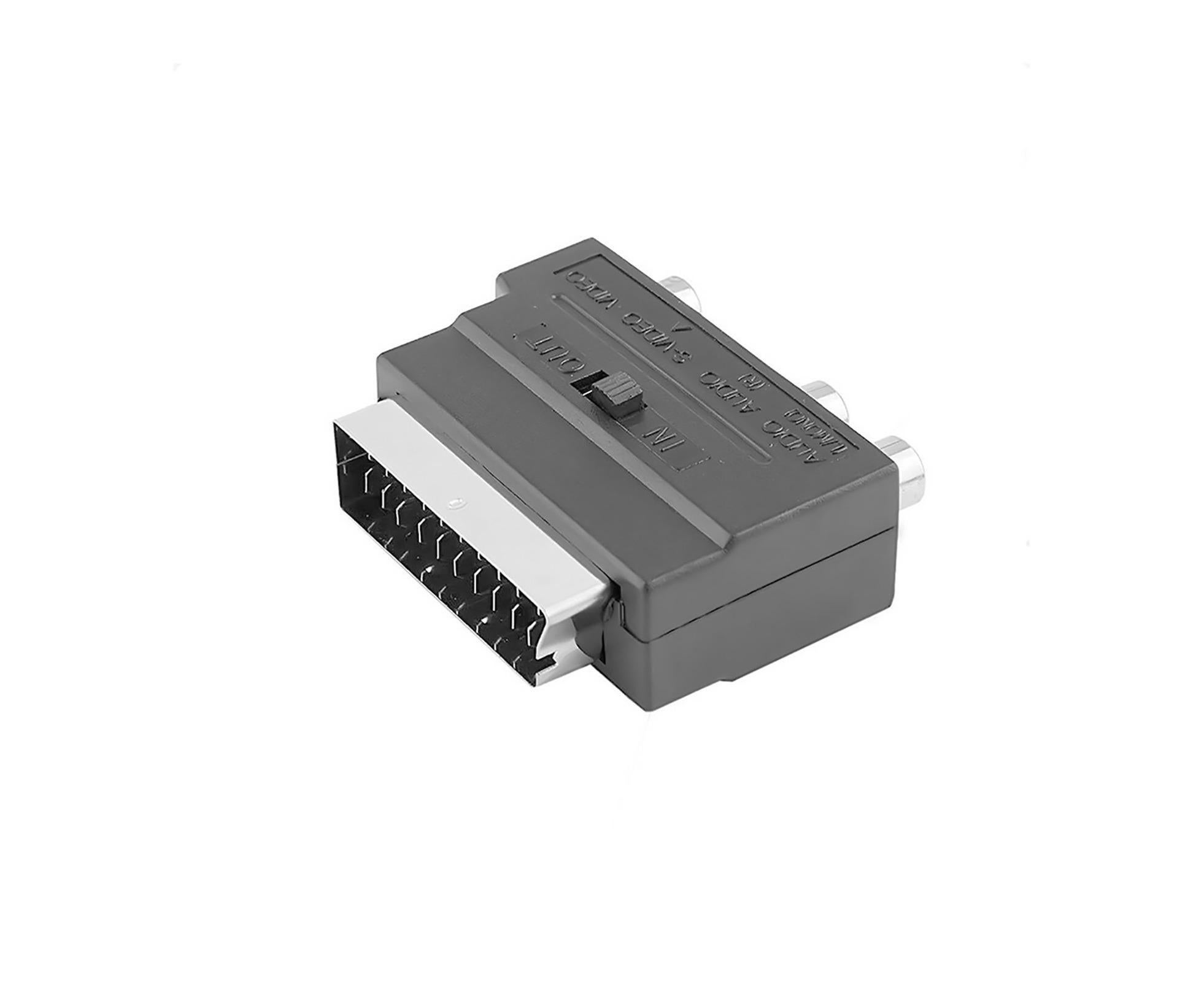 3 Input Ports 1.5M HDMI-compatible Male to 3 RCA Scart Audio Video Converter Adapter Cable - Black โ image 5