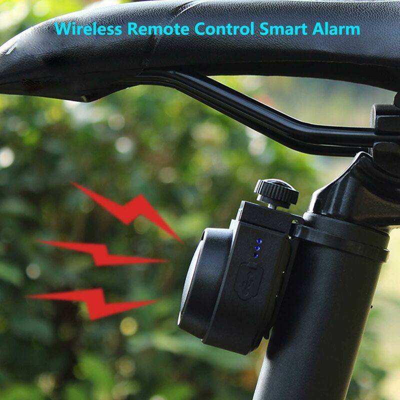 Anti-theft alarm, smart alarm with wireless remote control, waterproof vibration smart alarm, for bicycle/motorcycle/electric vehicle/scooter โ image 2