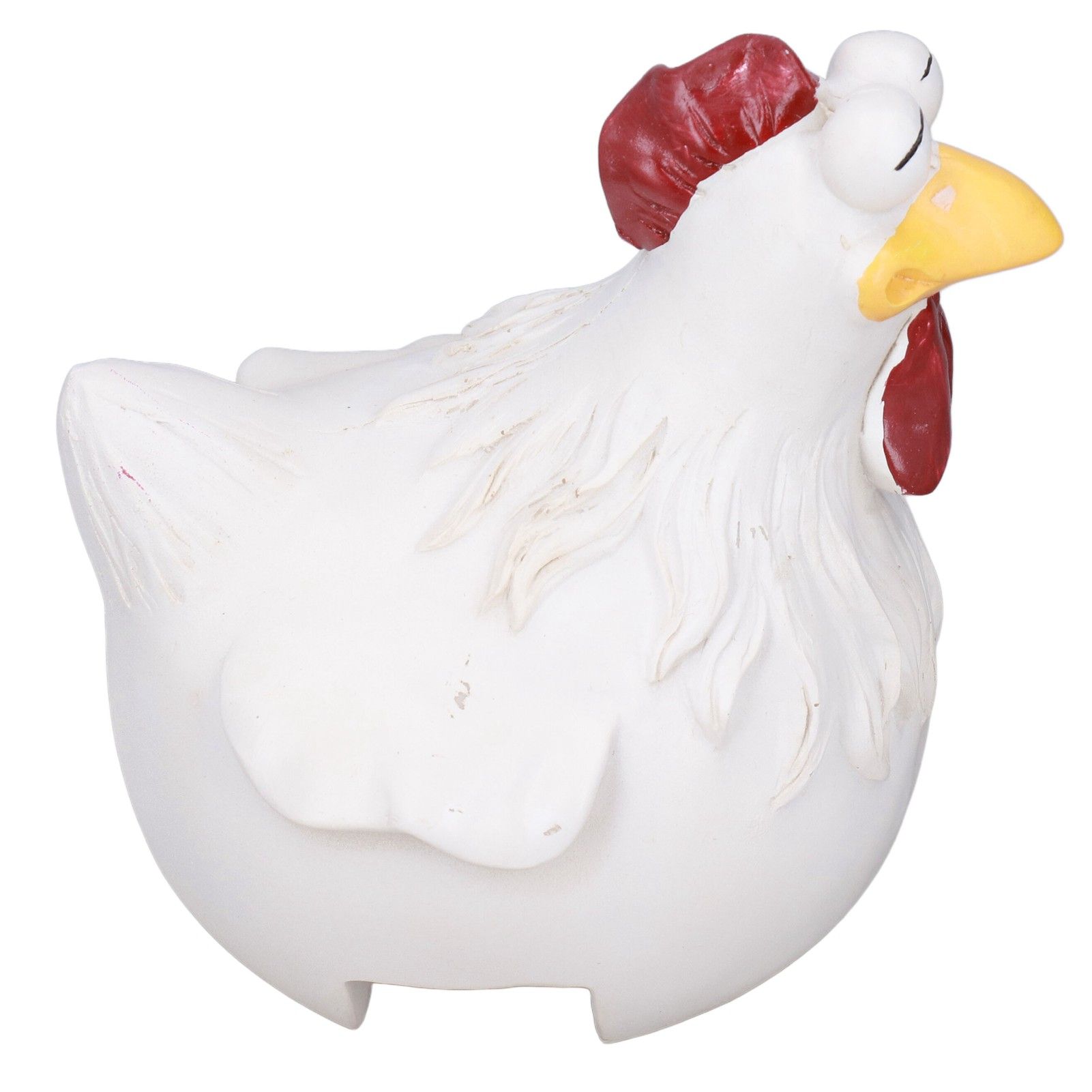 Big Eye Chicken Ornaments Funny Chicken Statues for Garden Stairs Farm Patio BackyardA — image 5