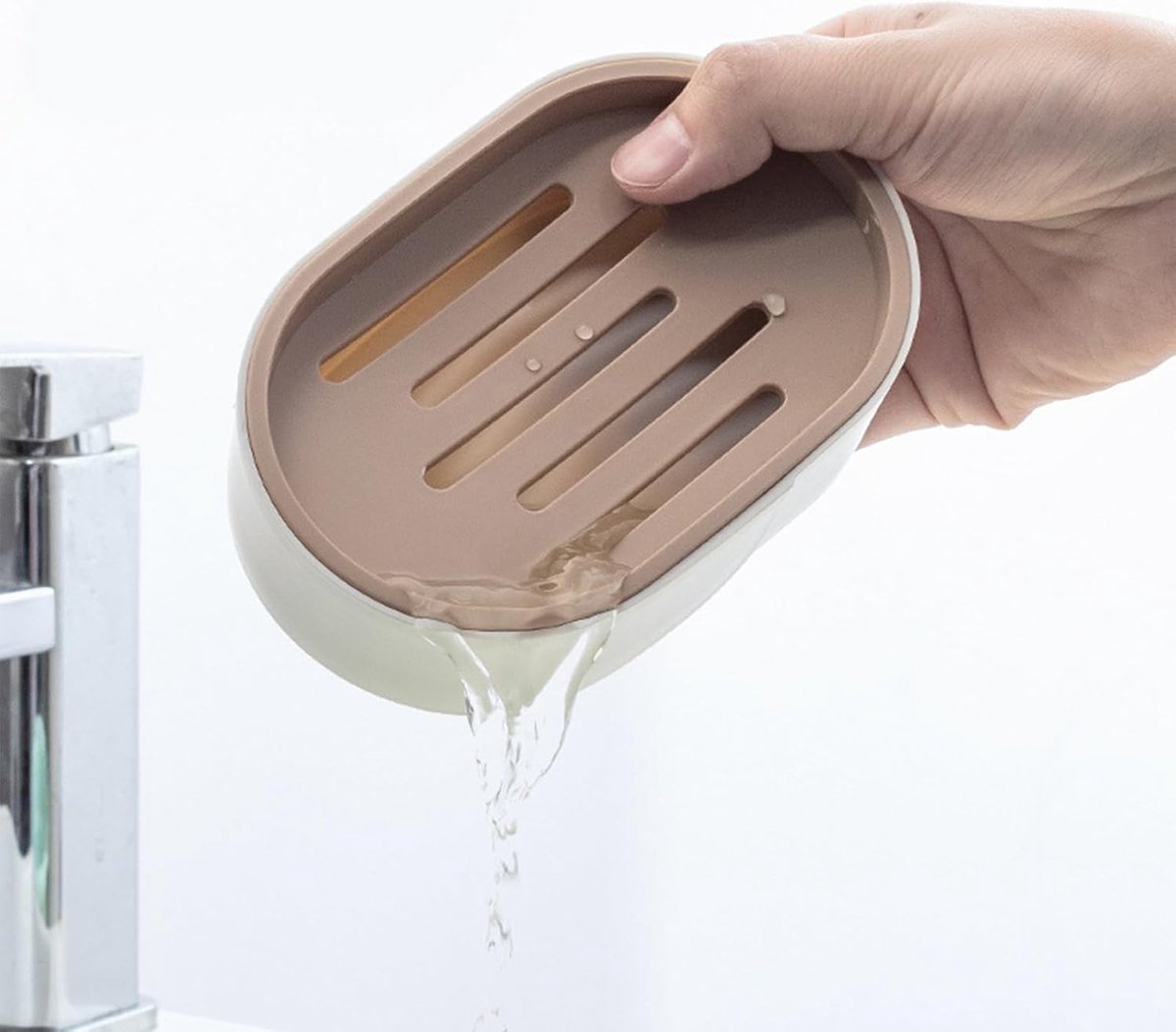 Soap Dish - 4 Pieces - Soap Holder With Drain And Lid - Soap Holders - Small Soap Dish - Hand Soap - Bathroom Accessories — image 4