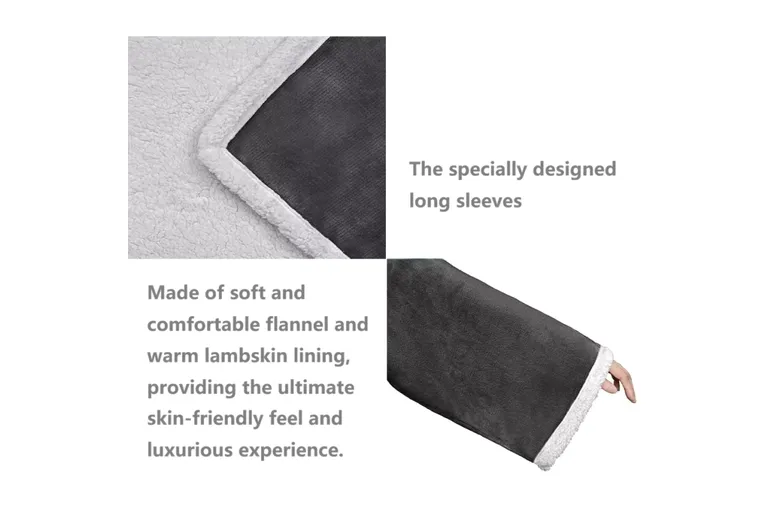 Flannel Lamb Wool TV Blanket — image 3
