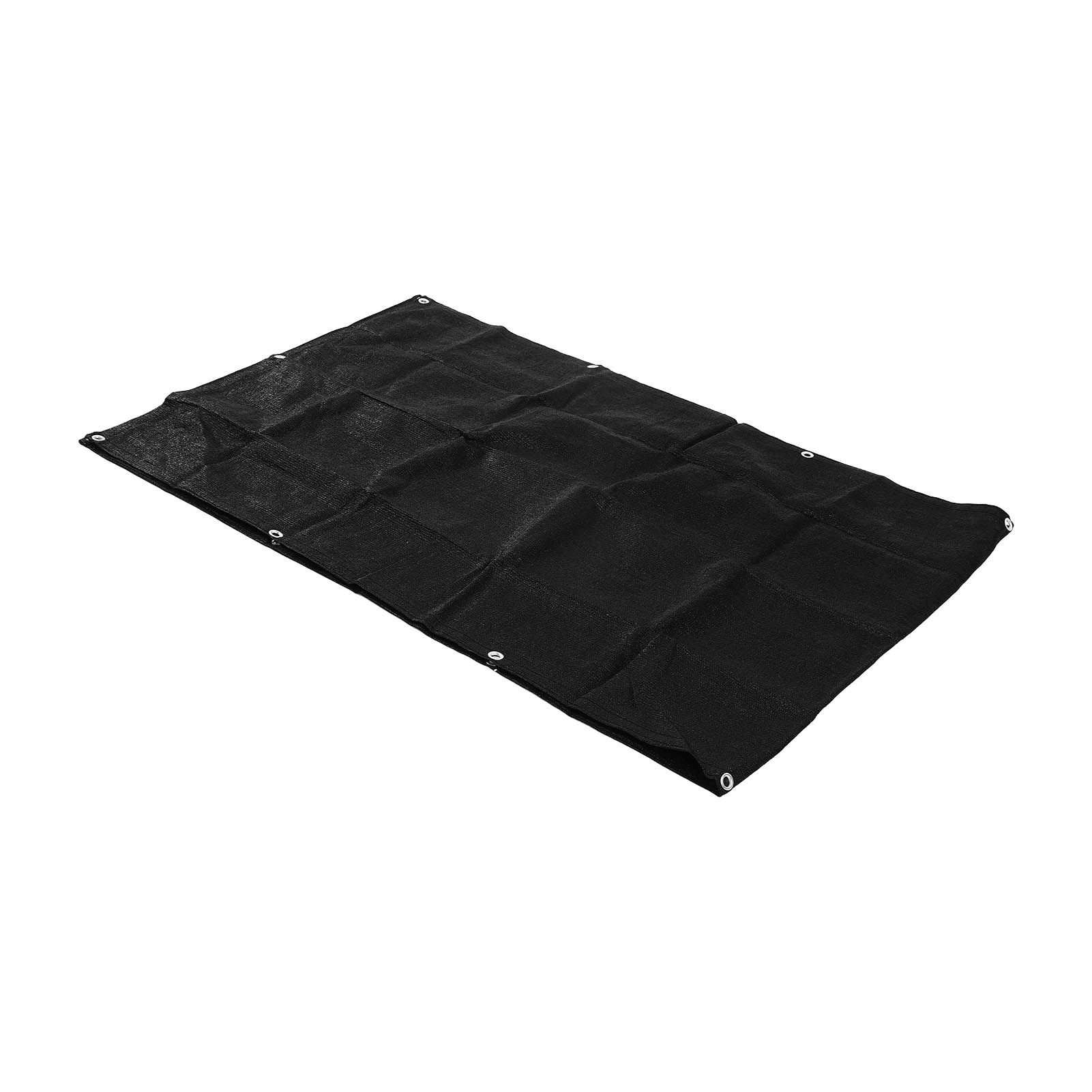 3x0.9m/9.84x2.95ft Black Balcony Privacy Screen Cover Garden Windscreen Mesh Shade Fence Net for Patio Backyard Porch โ image 3