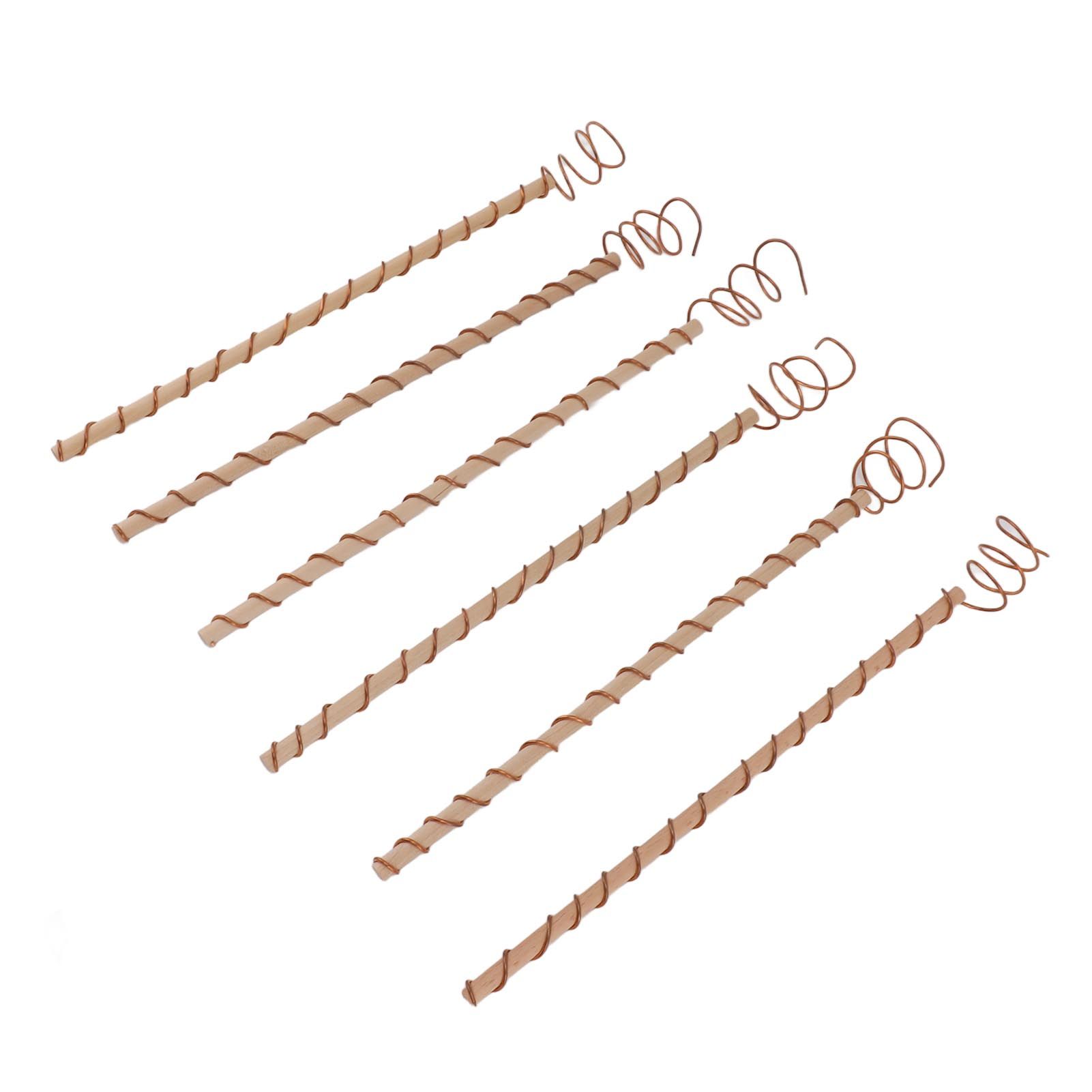 6PCS Electroculture Stakes Stable Support Garden Antenna Copper Coil for Growing Garden Plants Fruits Vegetables — image 3