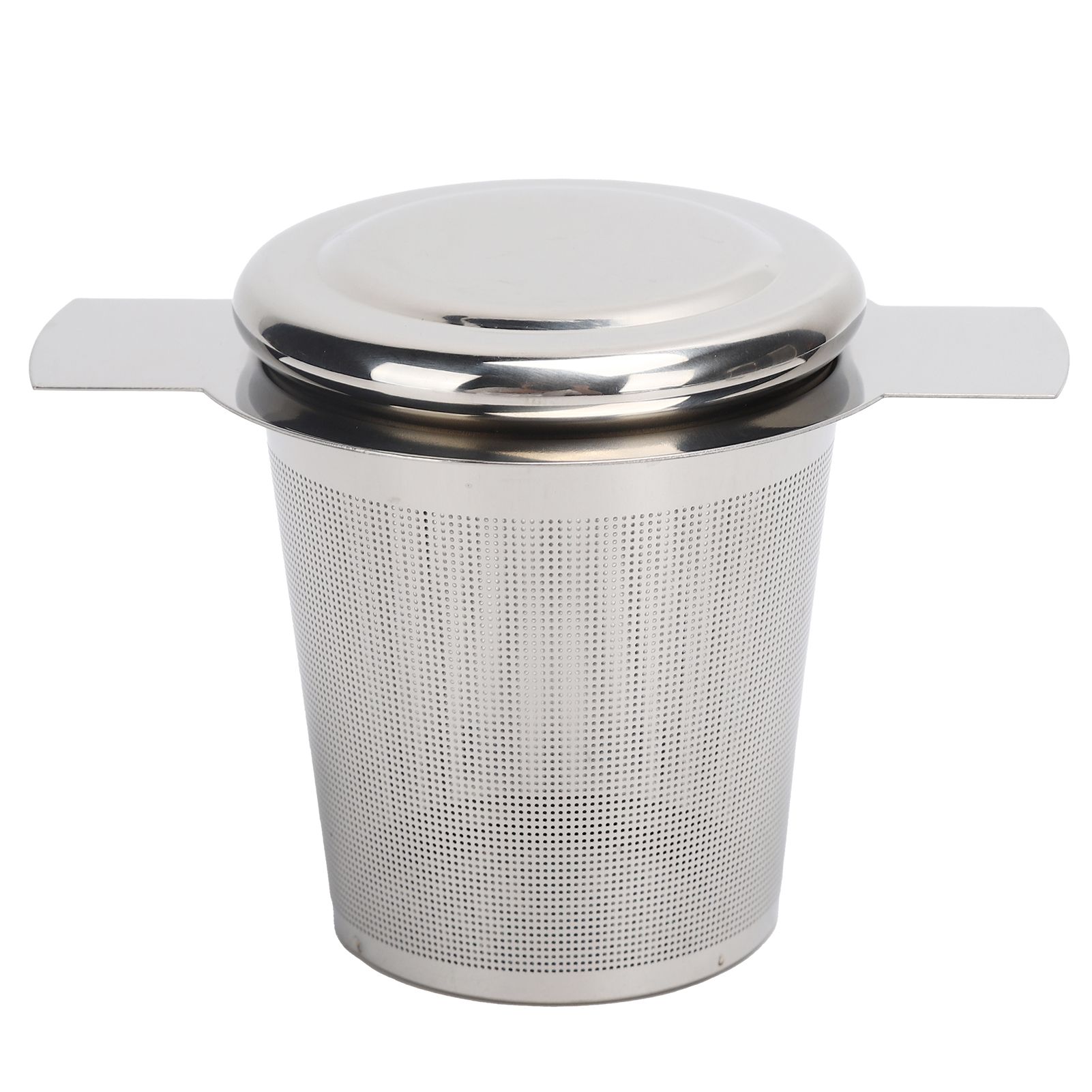 Tea Strainer Loose Leaf Tea Infuser Basket Fine Mesh Filter with Lid Teaware for CupStainless Steel