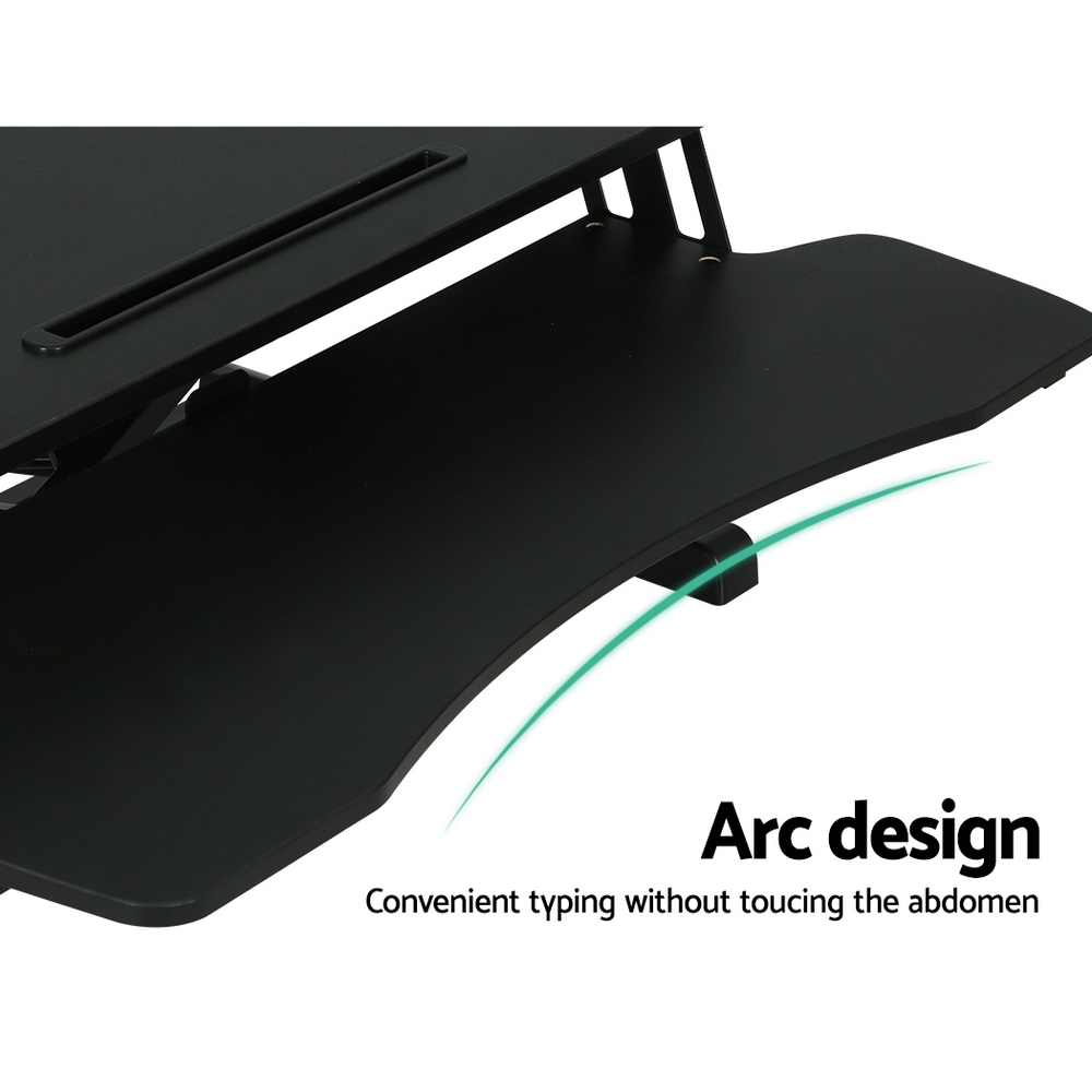Artiss Standing Desk Riser Height Adjustable Black 80CM โ image 6
