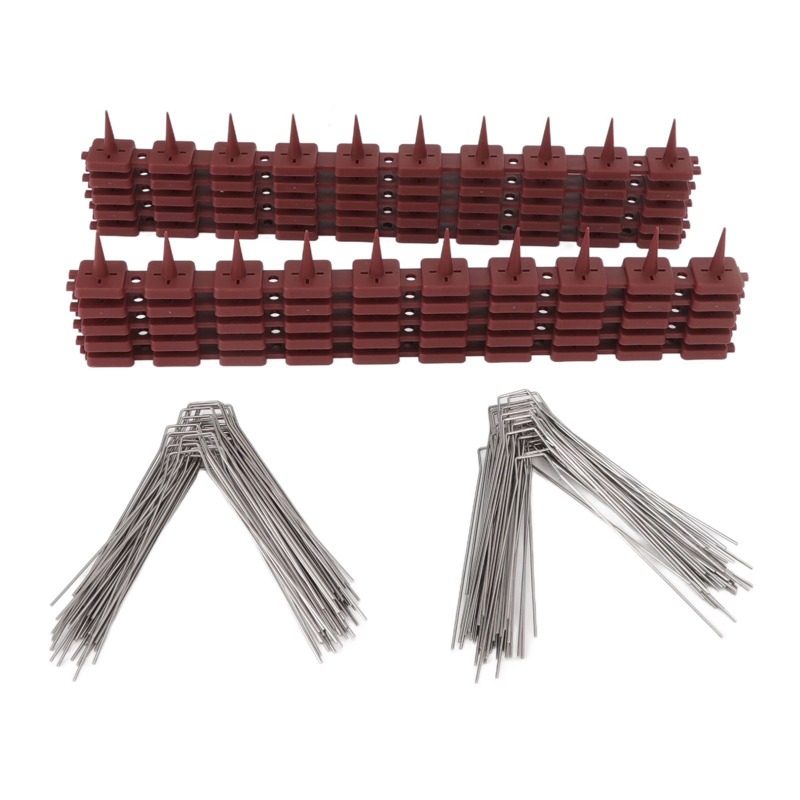 Bird Spikes 15 Feet Stainless Steel Pigeon Deterrent Spikes for Fence Roof Mailbox Window SK430 (2+2) — image 5