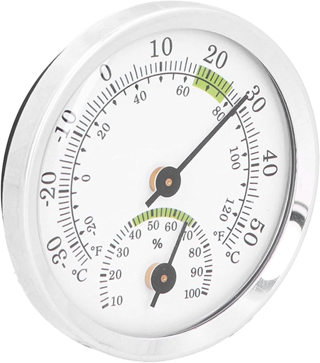 Dial Thermometer-Hygrometer Mini -30~50℃ - For Refrigerator & Cigar Box — image 4
