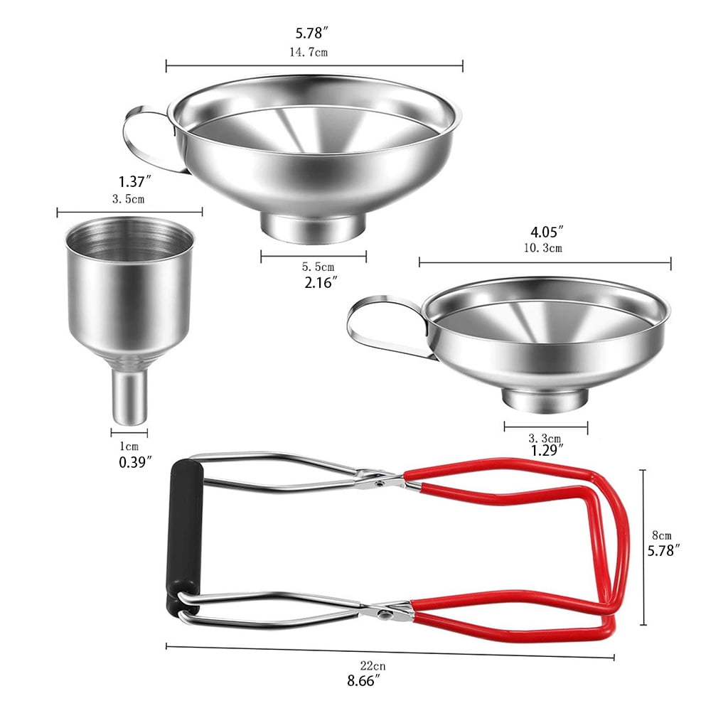 Canning Supplies Starter Kit for Beginner Home Canning Tool Canning Pot Stainless Steel Canning Equipment for Food Fruit — image 3