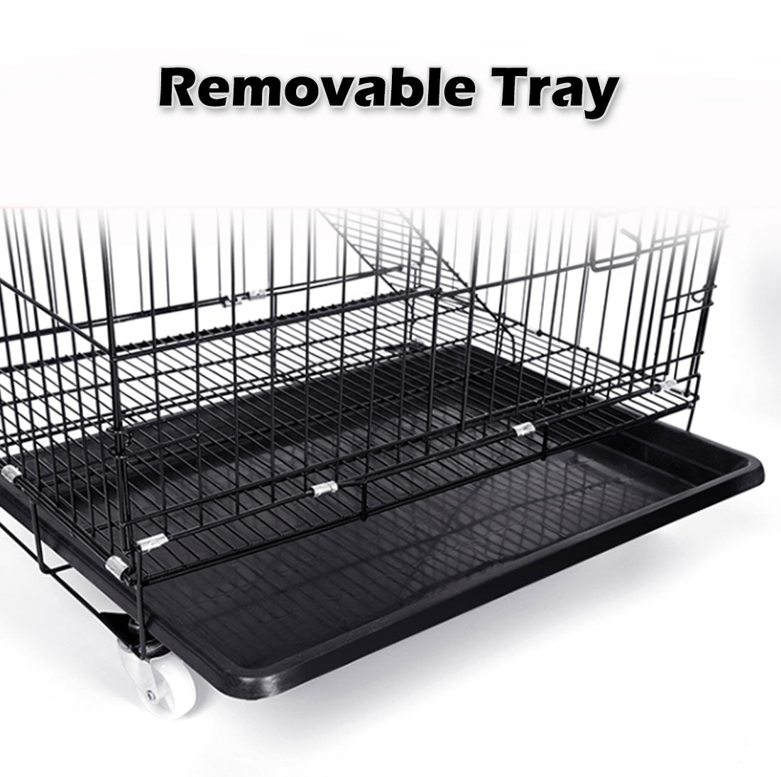 3 Level Rabbit Bird Cage Ferret Parrot Aviary Cat Rat Aviary Budgie Hamster Pet Cages Castor XL โ image 5