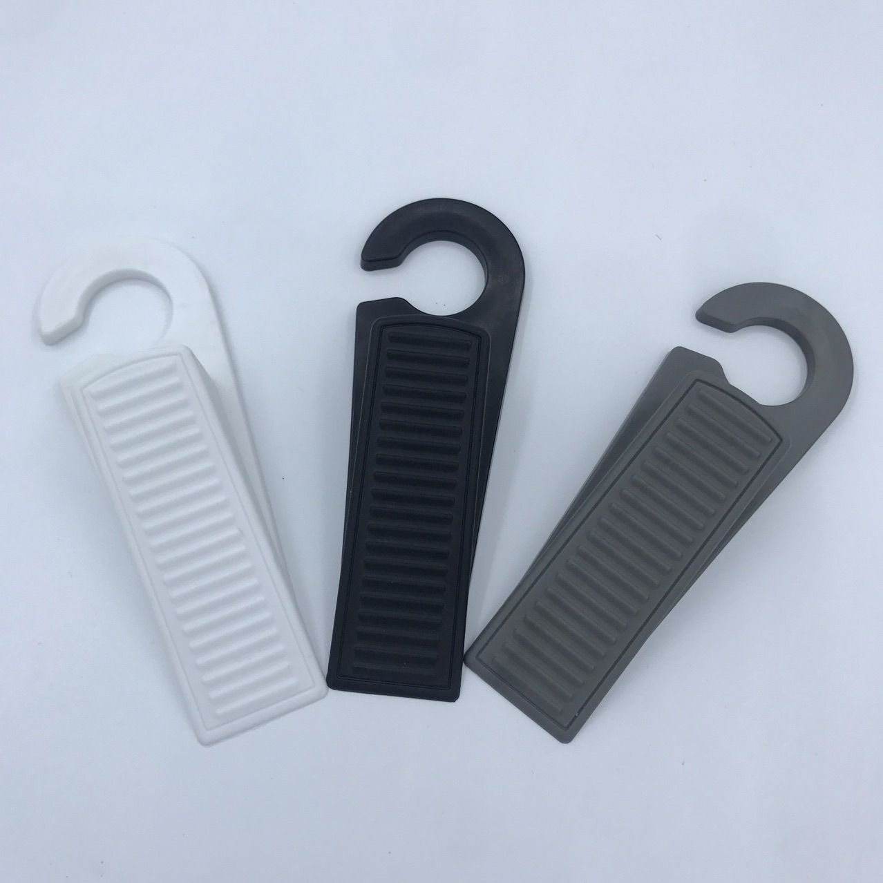 3 Pack Rubber Hook Type Door Stoppers Thick Door Stop Works on All Floor Surfaces, Control The Size of The Door Gaps — image 5