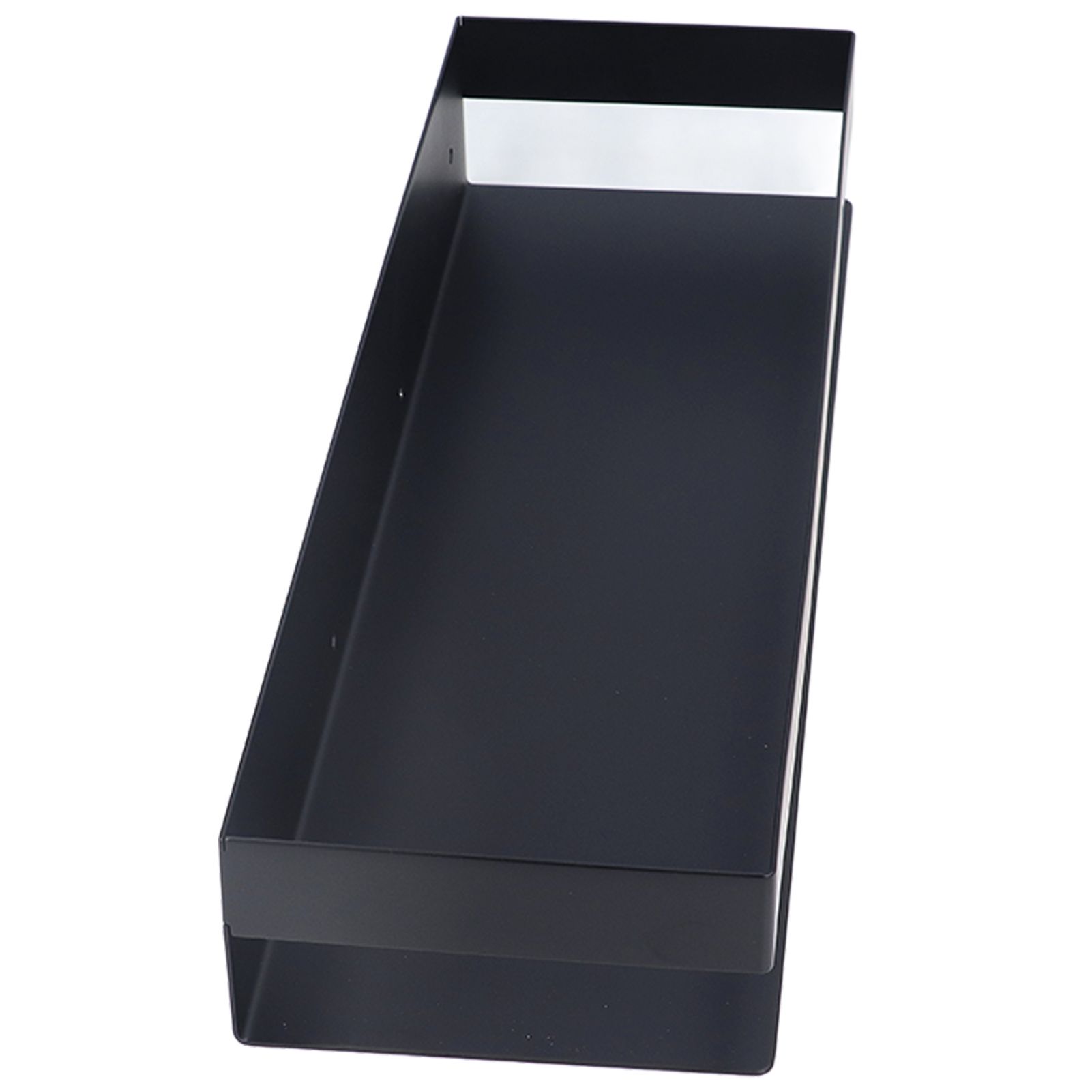 40cm Bathroom Wall Shelf Modern Simple Preservative Stainless Steel Waterproof Shelf for Kitchen Bedroom Matte Black โ image 6