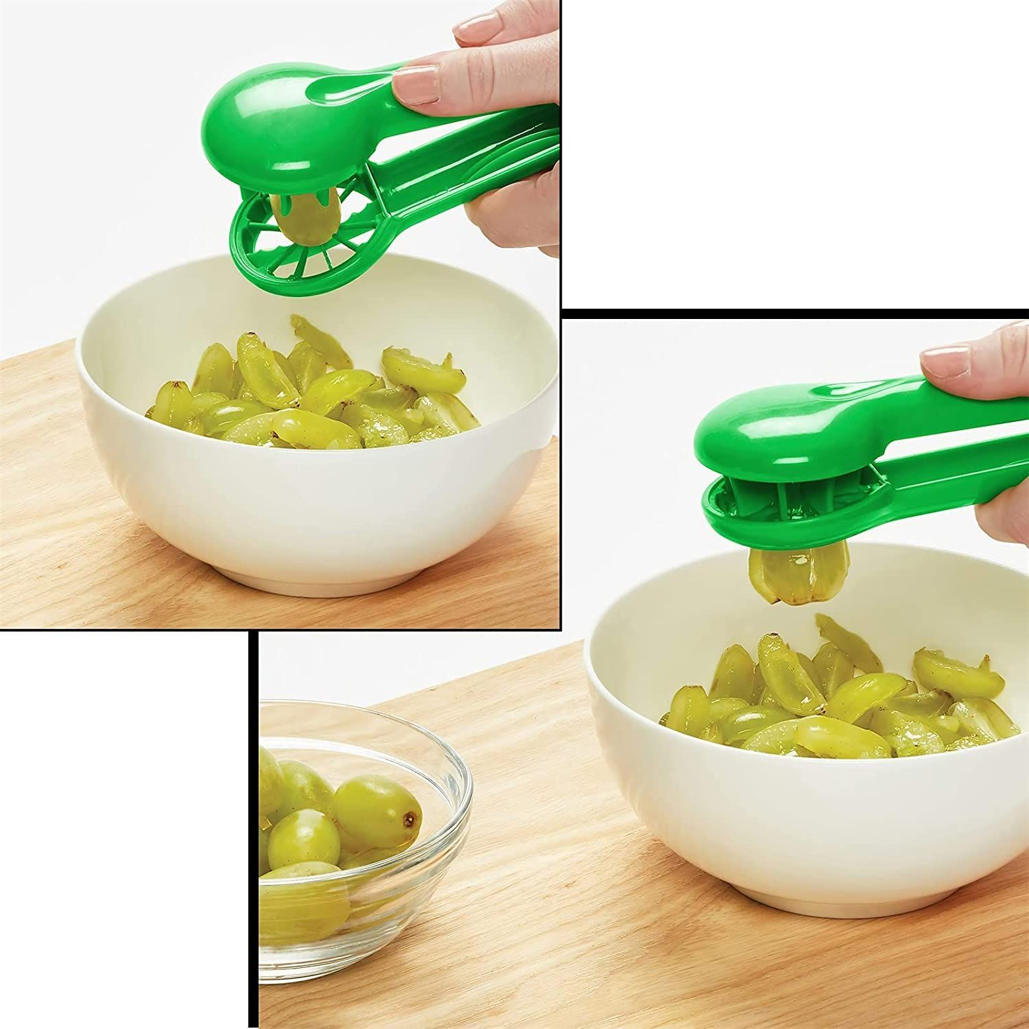 Grape Cutter for Toddlers, Grape Slicer for Baby, Cherry Tomato Slicer Kitchen Gadget, Creative Small Tool Fruit Slicer — image 4