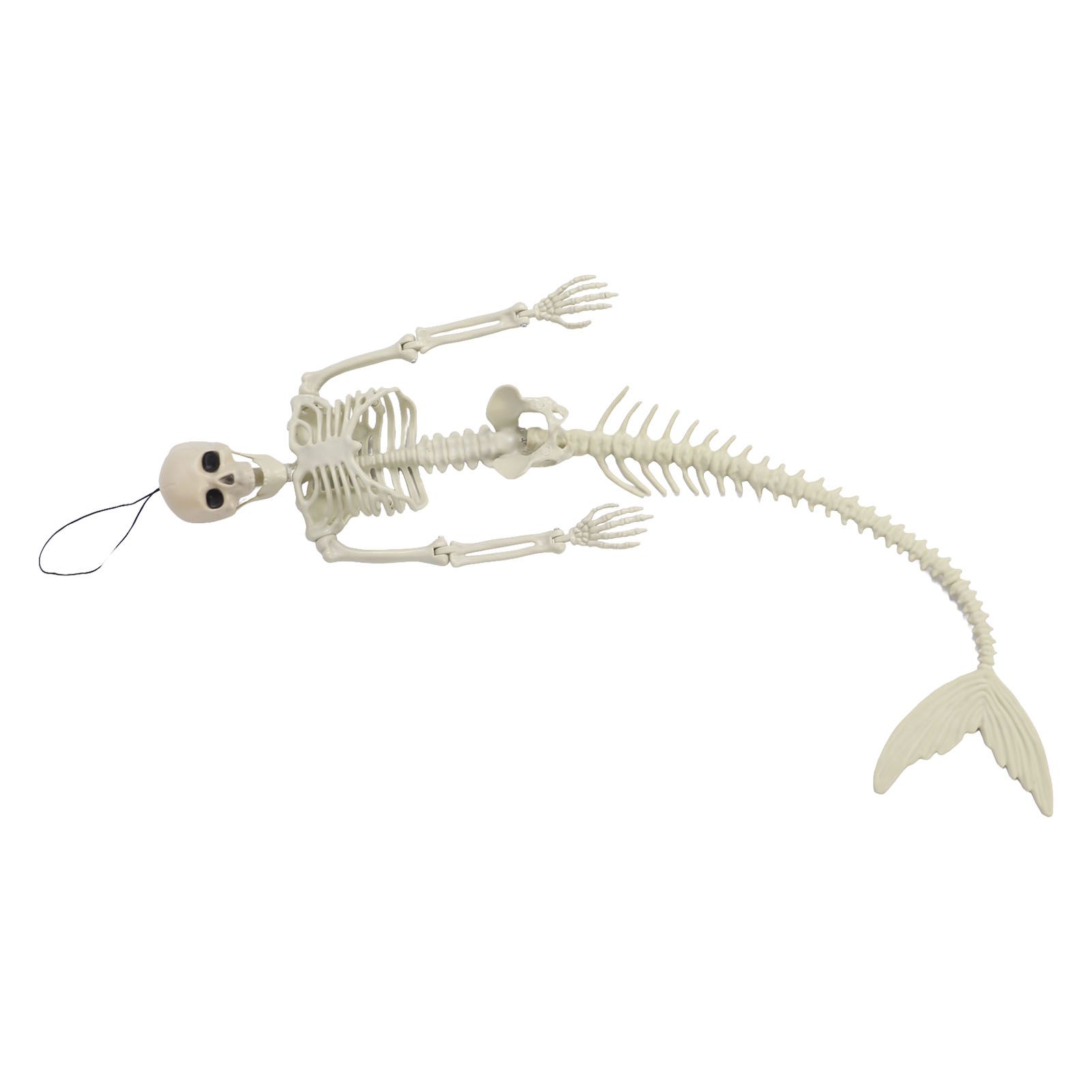 Halloween Skeleton Decoration Realistic Scary Skeleton Figurine Ornament for Haunted House Party Outdoor — image 3