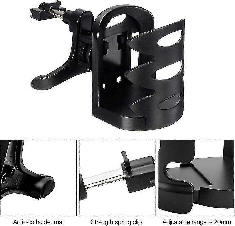 2pcs Adjustable Car Vent Cup Holders - Universal Car Drink Organizer Set — image 3
