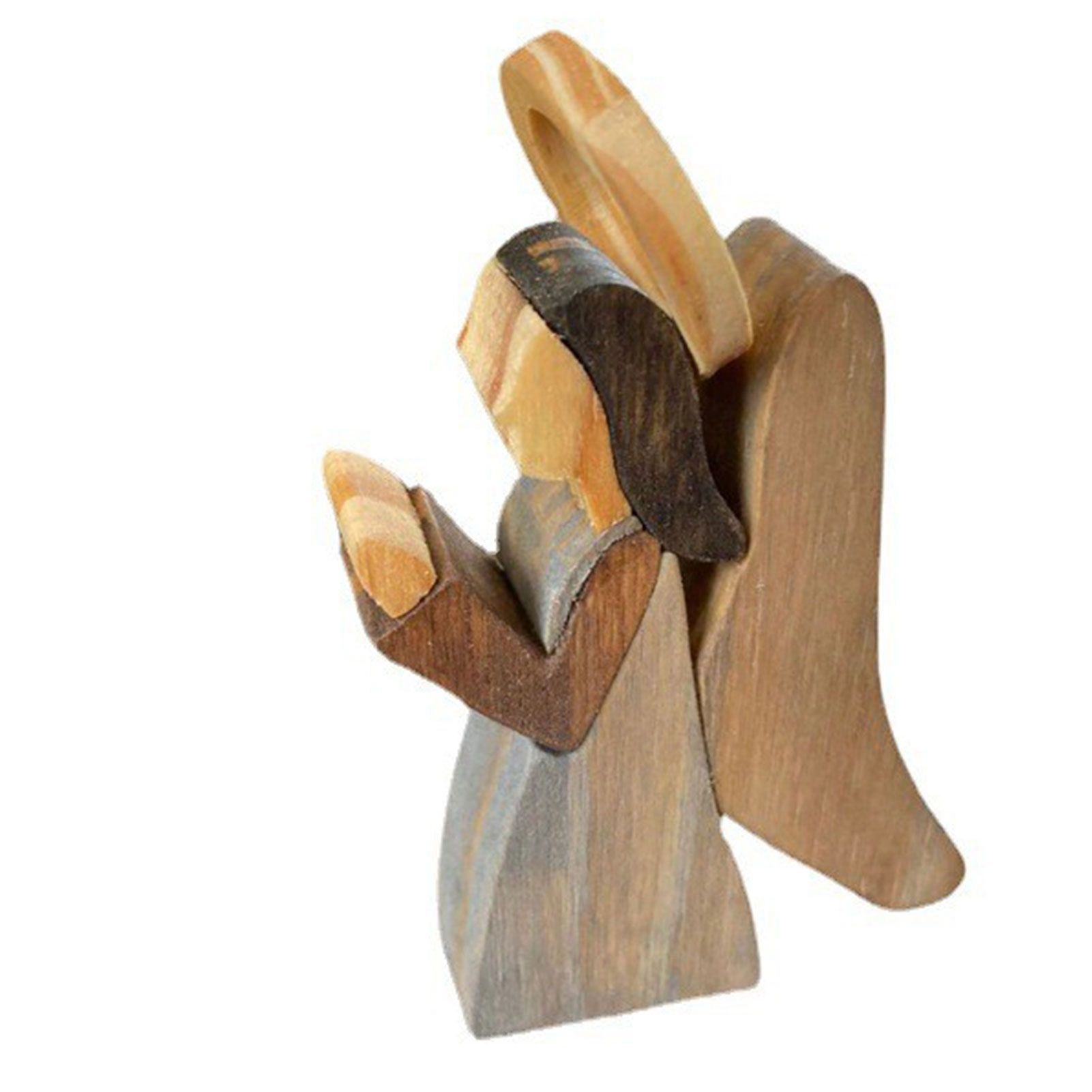 Easter Scene Wooden Decoration Wooden Jesus Nativity Christ Statue Decoration — image 3