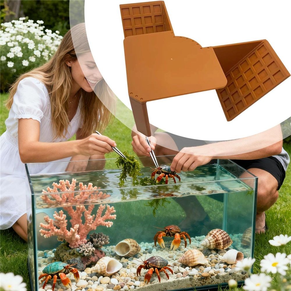 Fish Hideout Decorations Corner Landscaping Aquarium Undergravel Tunnel Fish Cave, 10.24x6.77x2.99inch โ image 5