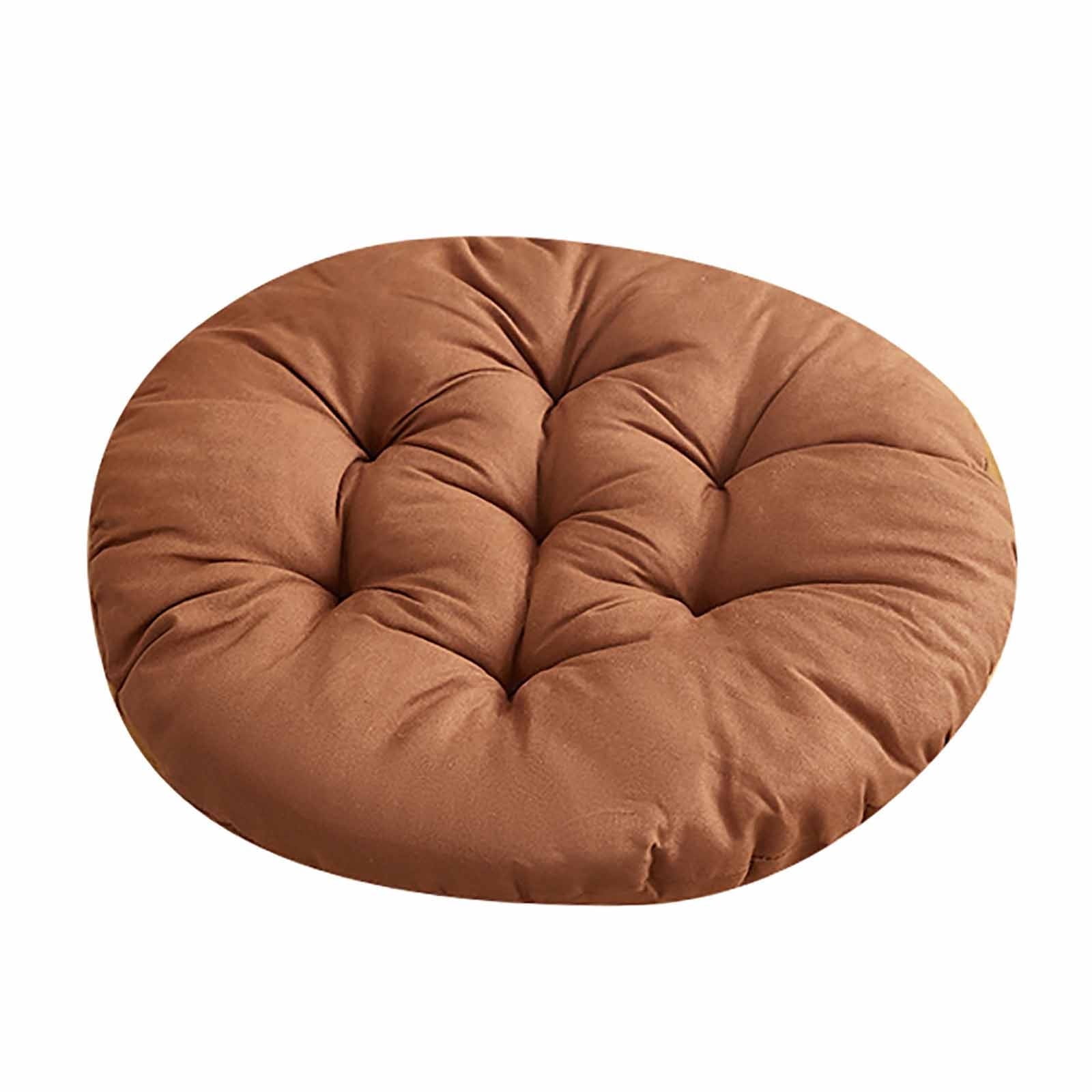 Round Seat Cushion Chair Pads for Kitchen Dining Chairs, Soft Comfort Chair Mat Pillow Cushions for Office Desk Living Room 16 Coffee โ image 2
