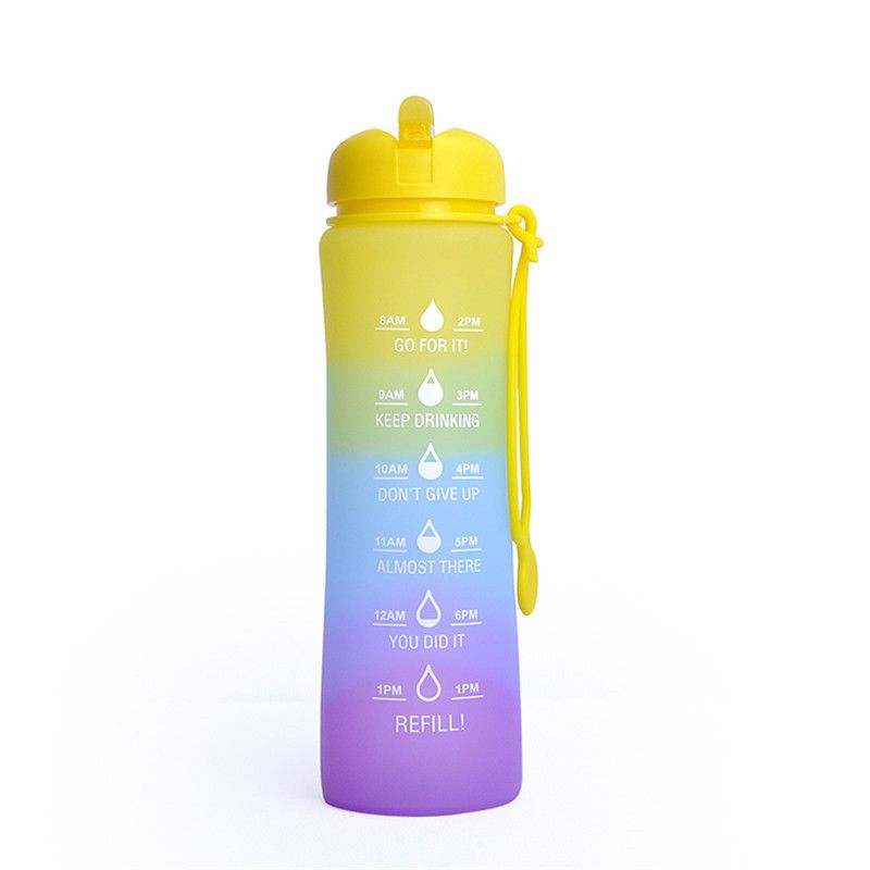 Travel Water Bottle Portable Hiking Water Bottle with Leak proof 22 OZ Reusable BPA Free Silicone Sport Water Bottles