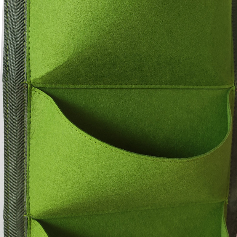28x100cm Black and Green Vertical Garden Planter Bags Set of 2 - Plant Grow Bags for Vegetable Garden Plant Tower — image 2
