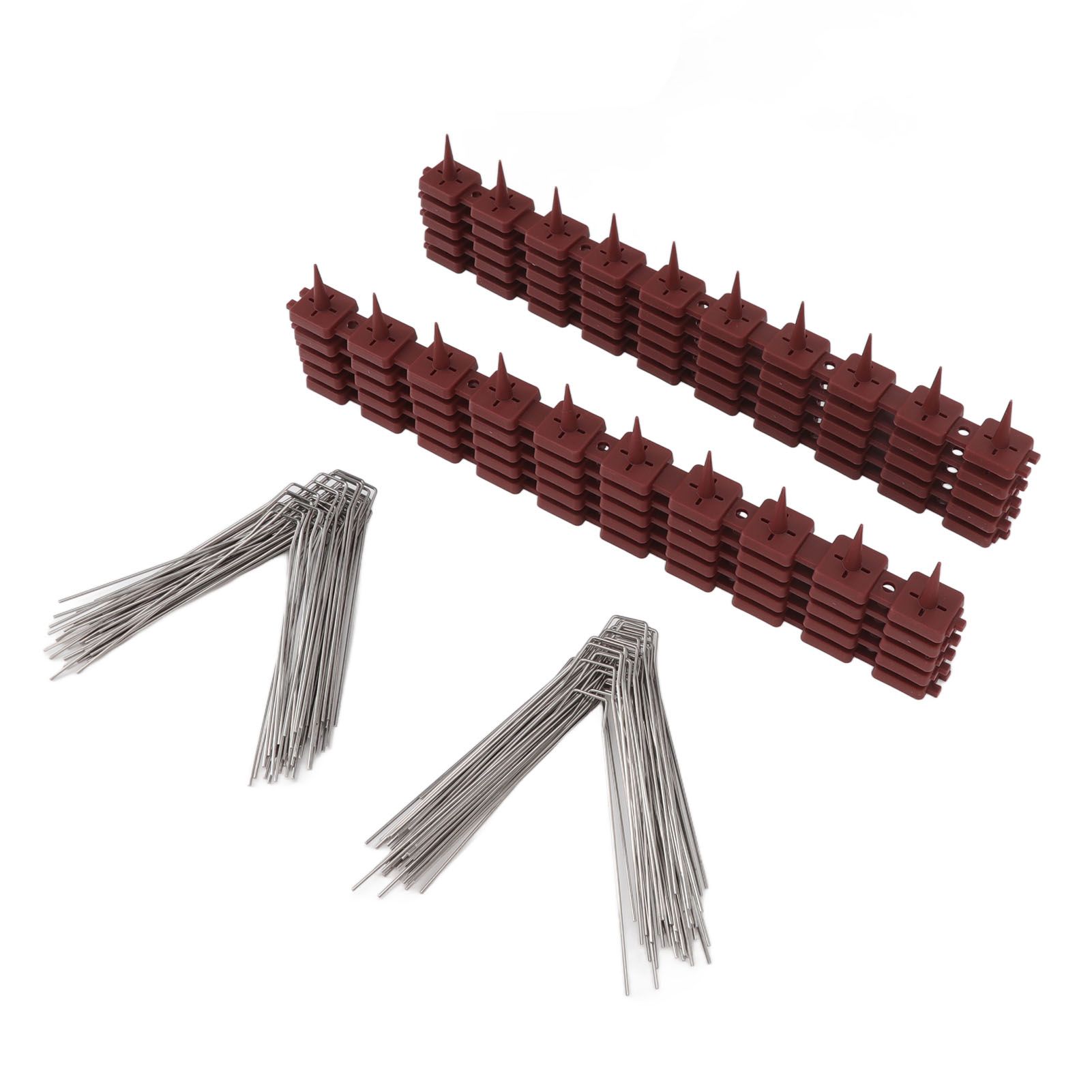 Bird Spikes 15 Feet Stainless Steel Pigeon Deterrent Spikes for Fence Roof Mailbox Window SK430 (2+2) — image 3