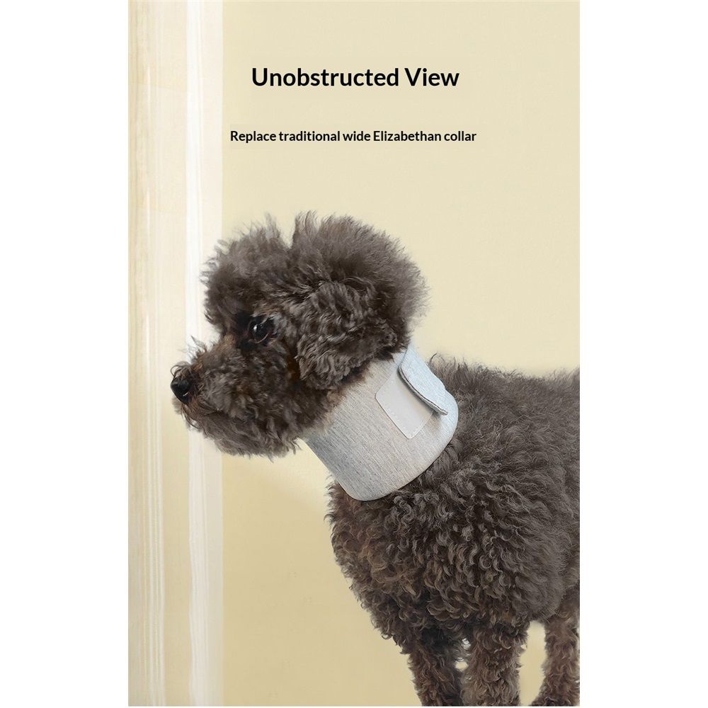 Cat Neck Brace Elizabethan Collar for Pet After Surgery Recovery Adjustable Breathable Neck Cervical Cone for Small Medium Dogs Puppies Kittens with Spinal — image 2