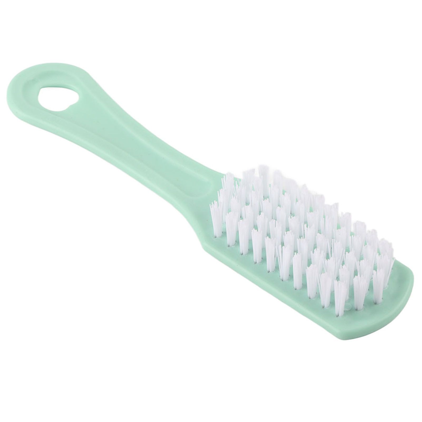 Multi functional Plastic Shoe Cleaning Brush Bushy Nylon Bristles Scrubber Washing Tool(Green) — image 2