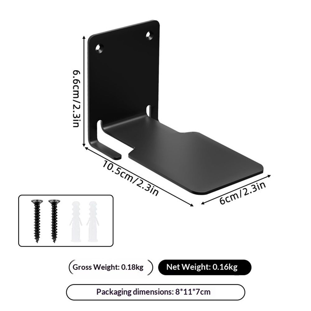 2 PCS Black Invisible Floating Bookshelf, Heavy-Duty Hanging Bookshelves, Constructed Wall Mounted Hidden Bookshelf with Mounting Hardware โ image 3