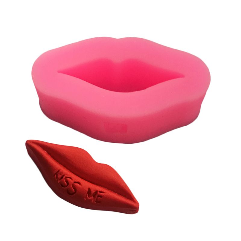 Red Lip Shape Sugar Cake Mold Fondant Cake Food Grade Silicone Mould Baking Tool Sugar Mold Chocolate Fondant Mold Chocolate — image 5