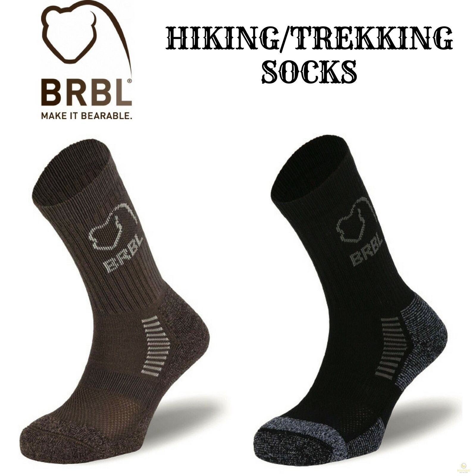 BRBL Bjorn Socks Cotton Blend Outdoor Hiking Trekking Adventure Mountain Comfort - Sage โ image 3