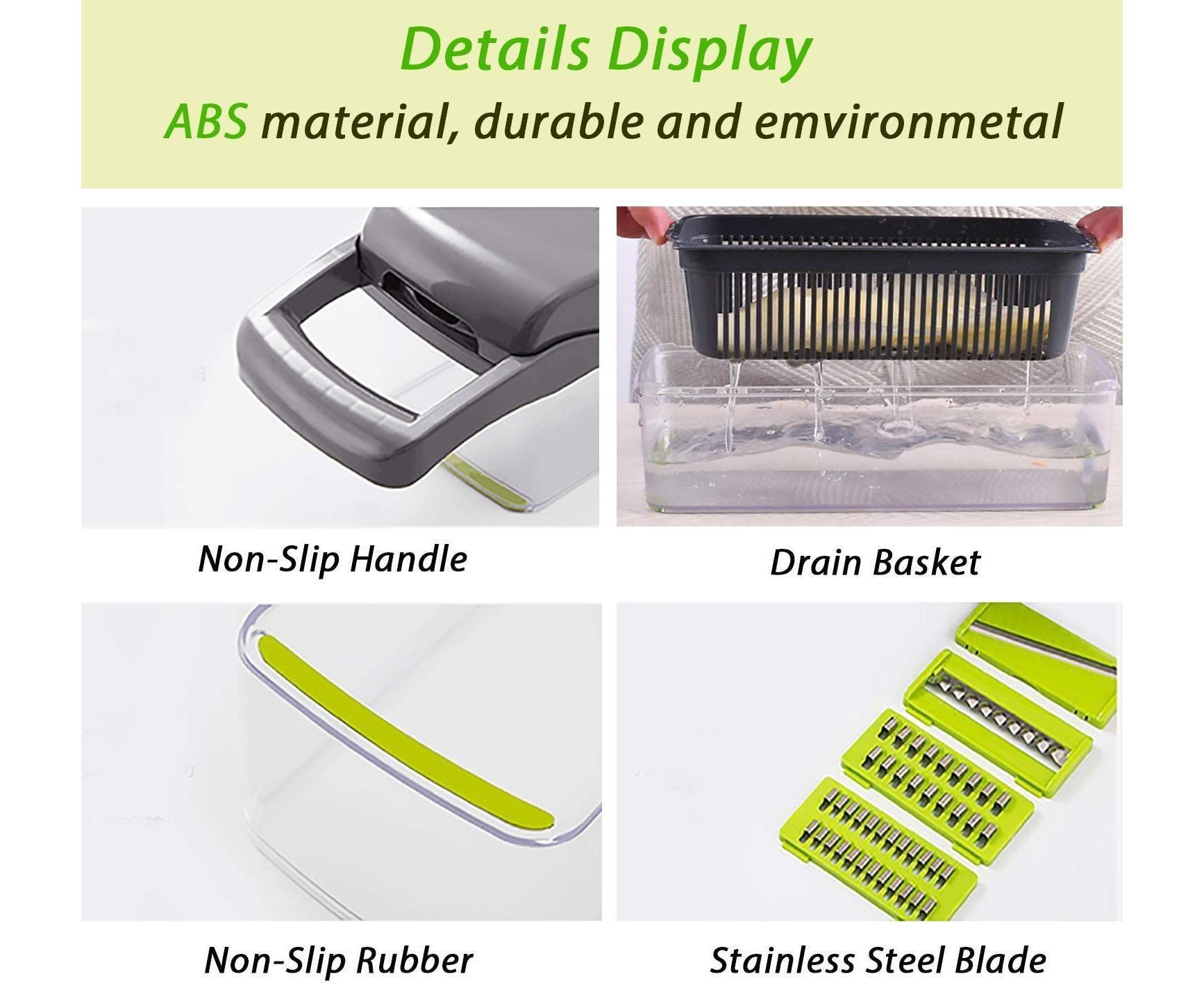 Vegetable Chopper - Mandoline Slicer - Black โ image 5