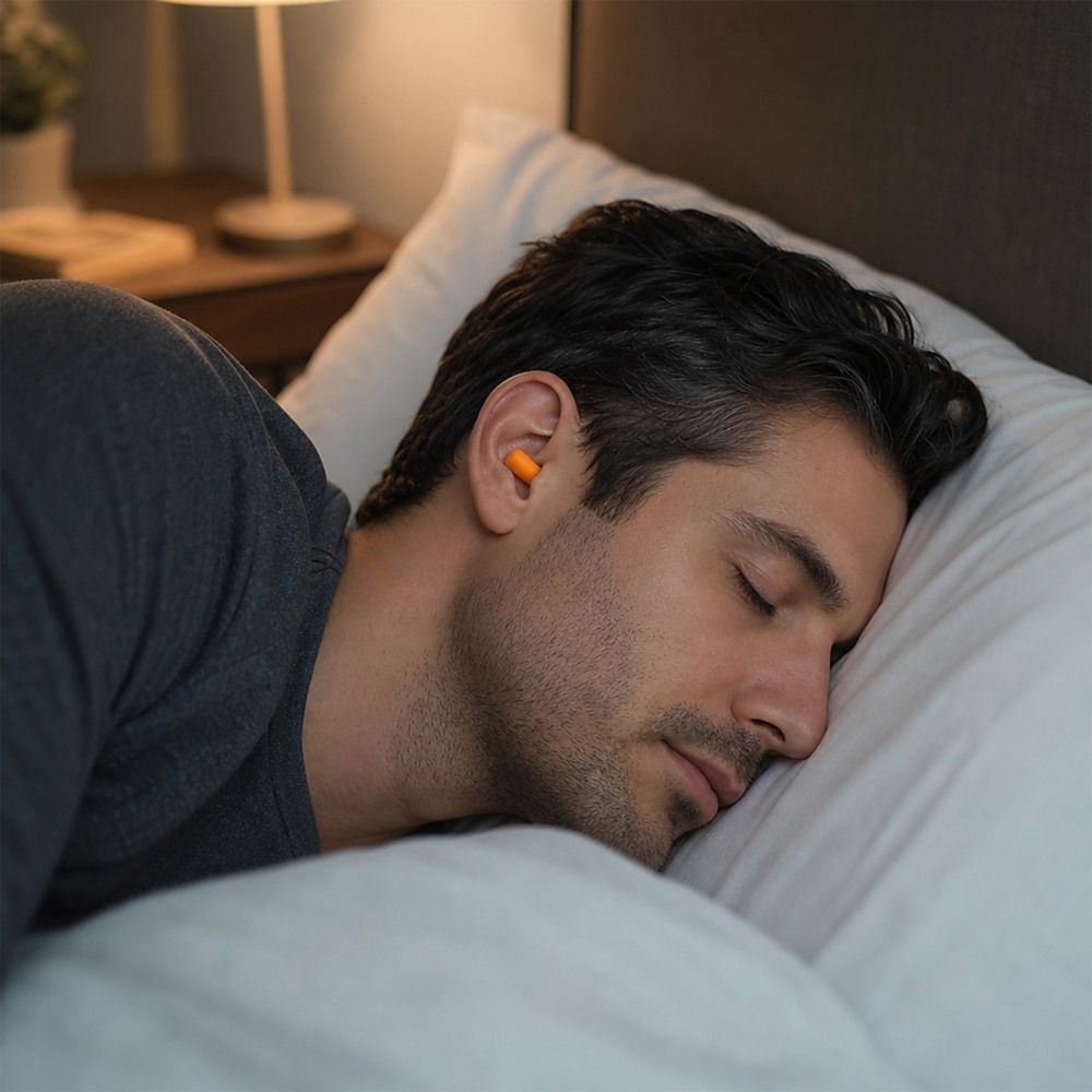 200 Pairs Disposable Foam Ear Plugs Noise Reducing Earplugs for Sleep Travel Work Study — image 2