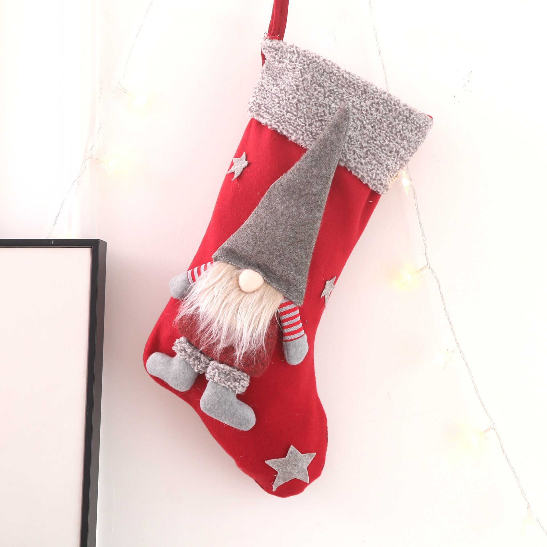 2pcs Merry Christmas Ornament Candy Stocking Sack New Year Xmas Tree Decorations Home Accessories Kids Gifts โ image 3