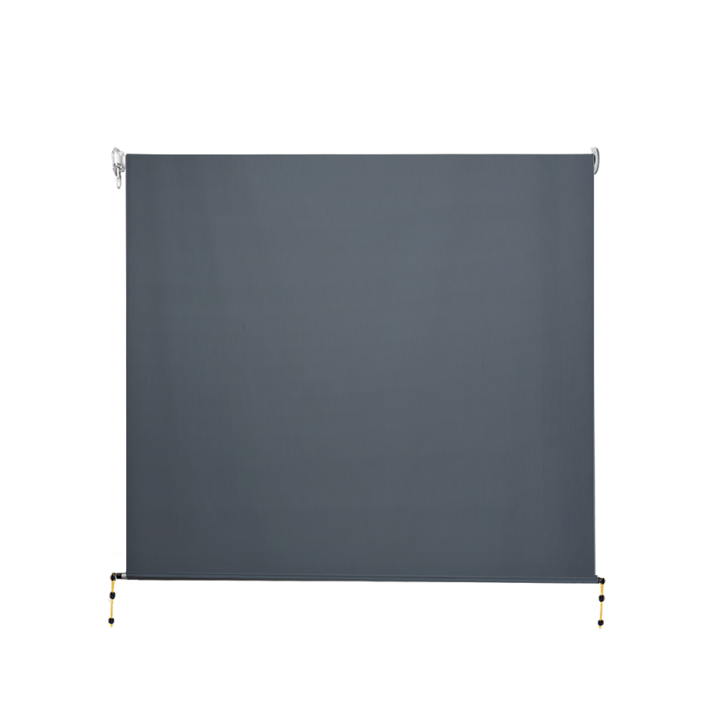 Instahut 1.5X2.5M Outdoor Blinds Awning Roll Down Canopy Retractable Outdoor Blinds Window Shade Grey โ image 3