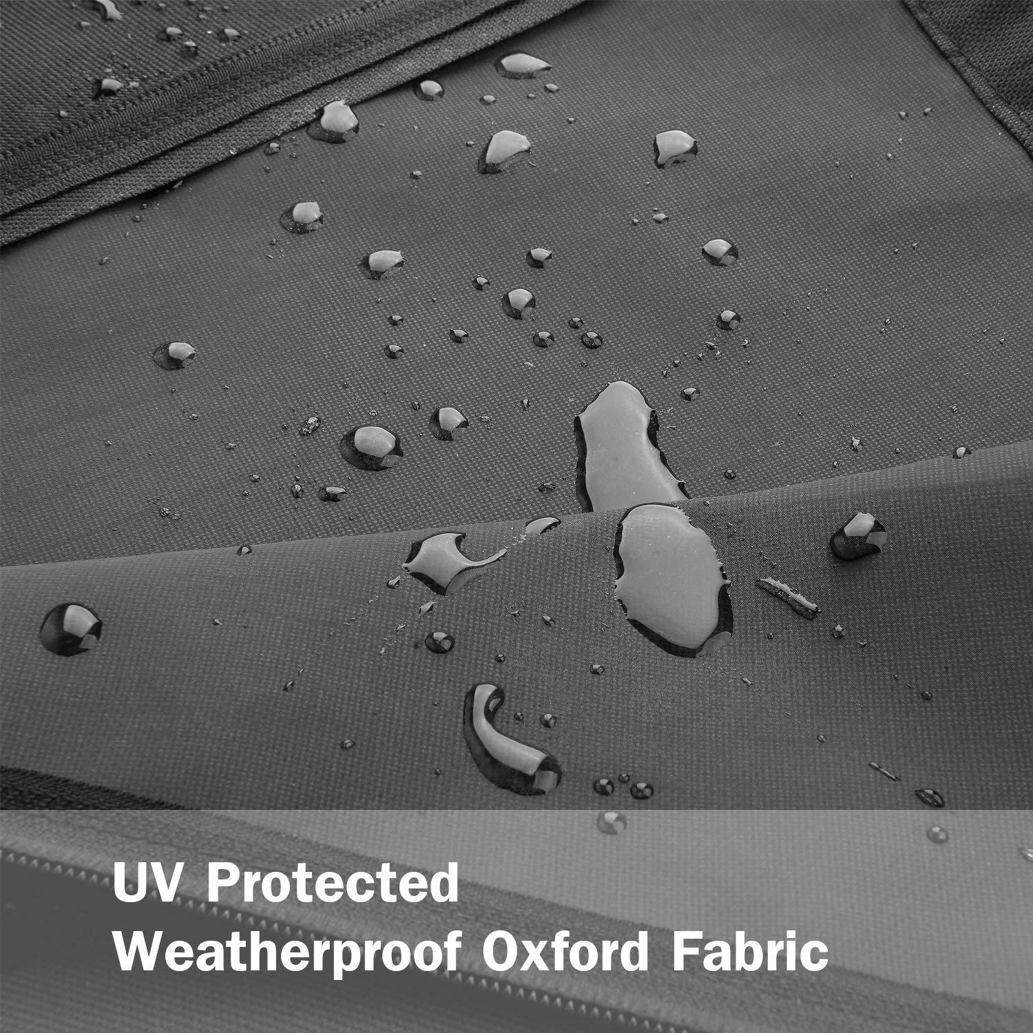 Cantilever Umbrella Covers Waterproof Offset Umbrella Cover Cantilever Umbrella and Outdoor Offset Market Parasols Black — image 2