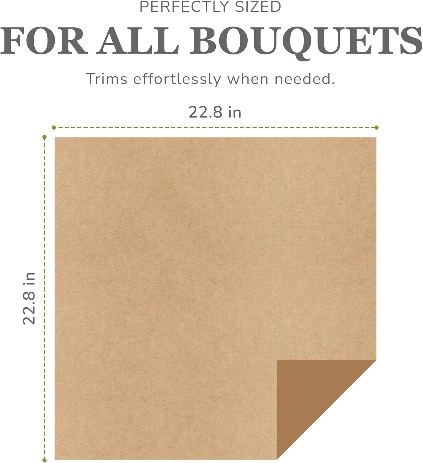 20 Sheets Premium Flower Wrapping Paper | Waterproof Flower Wrapping Paper for Bouquets | Double Sided Floral Bouquet Sheets | DIY Gifts Colorblend Kraft Look โ image 3