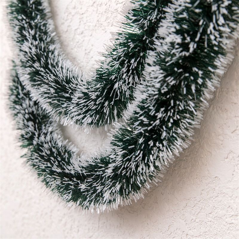Tinsel Decoration Christmas New Year Dark Green Tops-dark green edge โ image 3