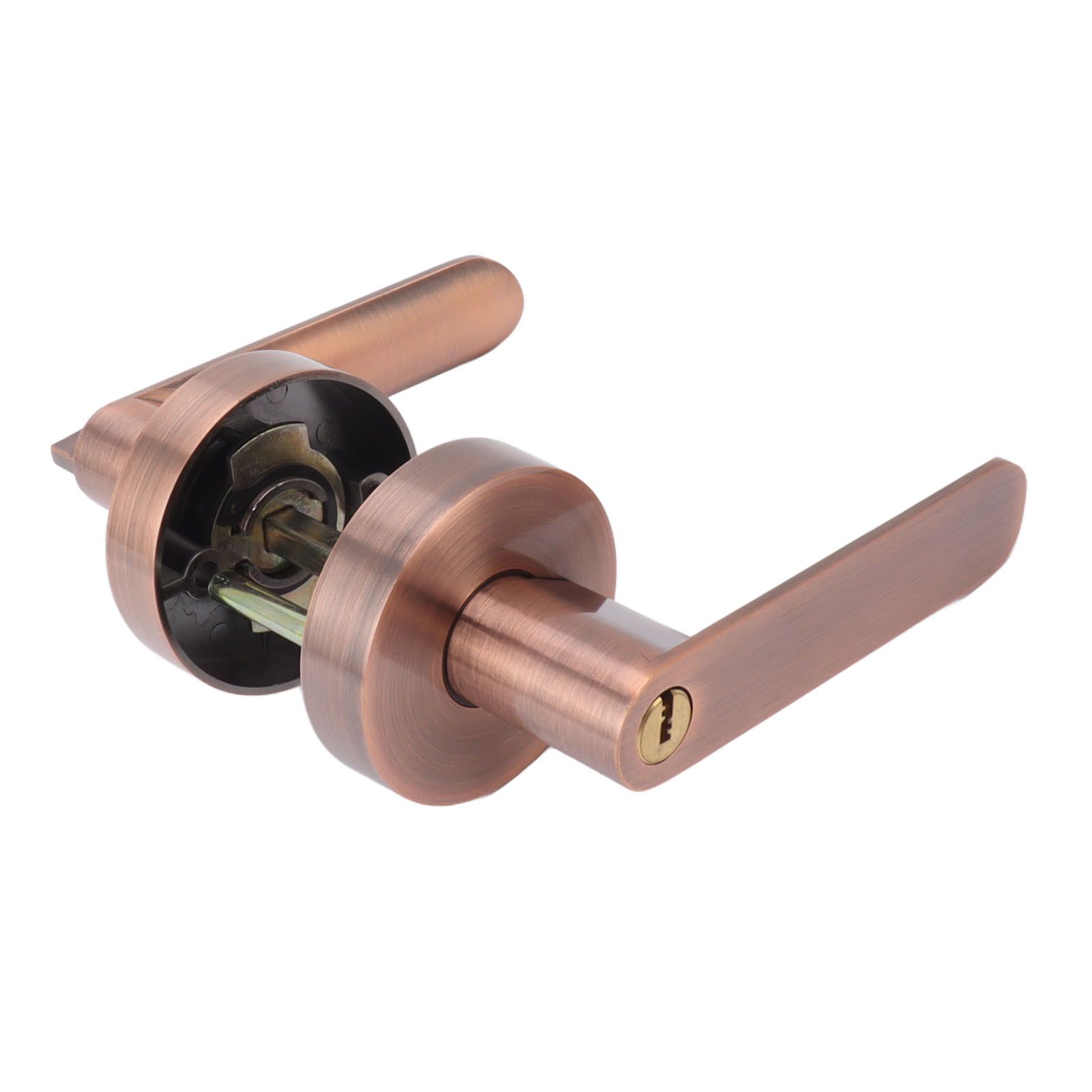 Passage Door Lever Set Aluminum Alloy Simple Modern Door Entry Lever Lock for Hallway Closet — image 4