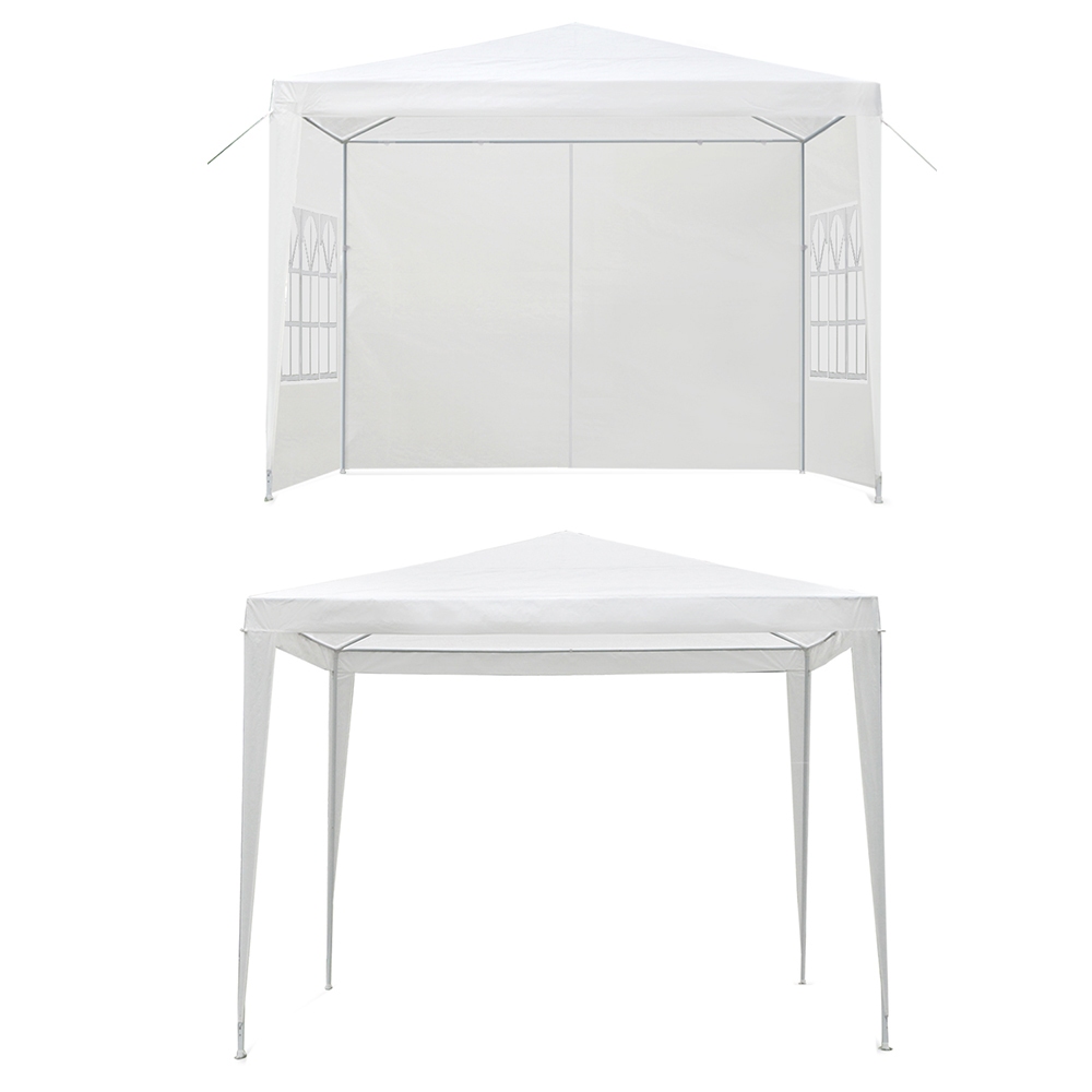 Instahut Gazebo 3x3m Marquee Wedding Party Tent Outdoor Camping Side Wall Canopy Window Panel White — image 3