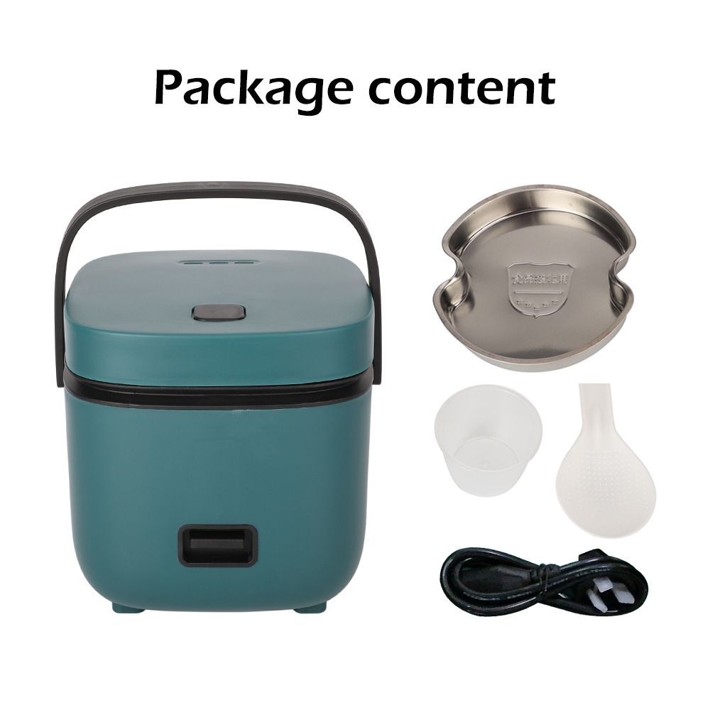 1.2L Mini Rice Cooker Travel Small Non-stick Pot For Cooking Soup Rice Stews — image 5