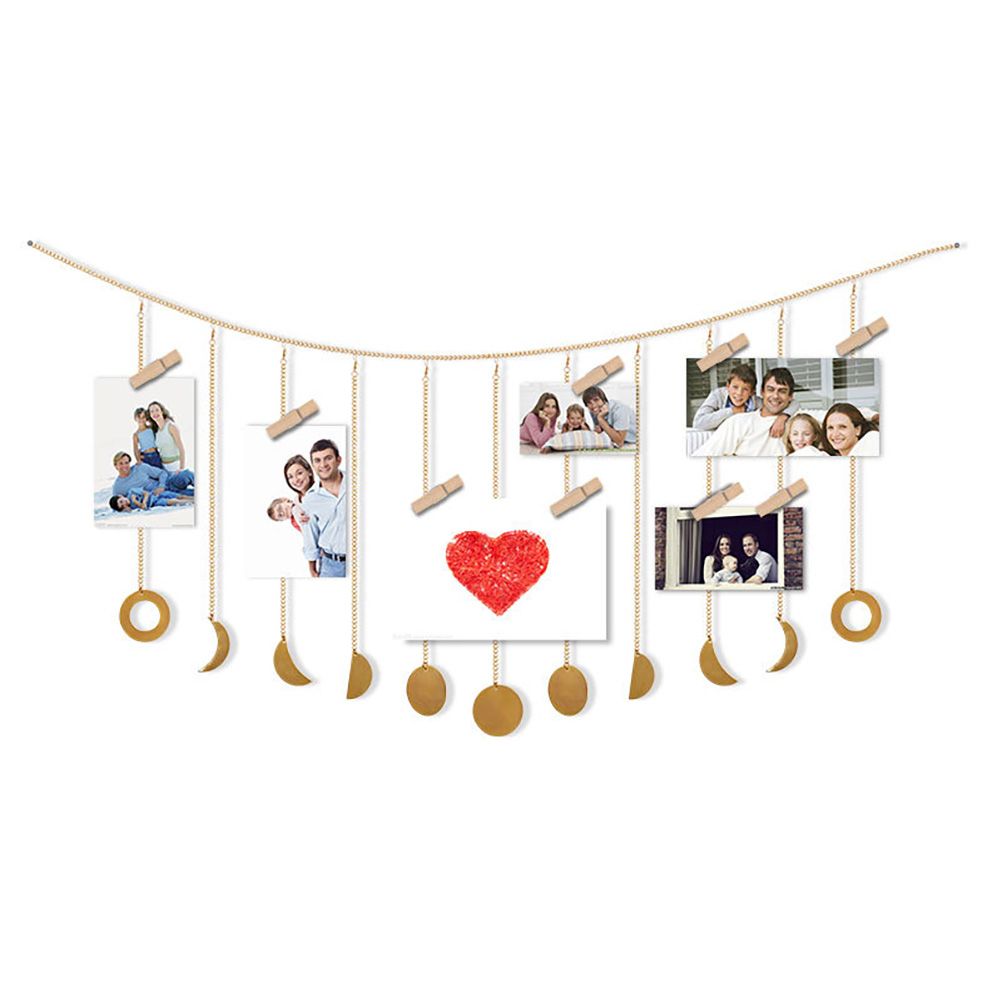 Moon Phase Garland Hanging Moon Phase Decoration Lunar Wall Ornaments — image 2