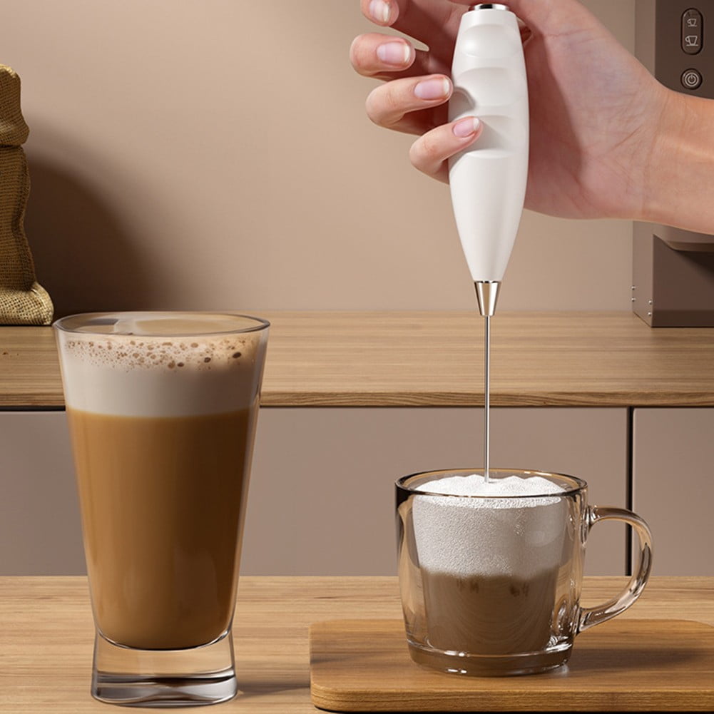 Portable Electric Milk Frother, Handheld Coffee Foam Maker for Lattes, Cappuccino, Hot Chocolate and Everyday Home Use, Black โ image 5