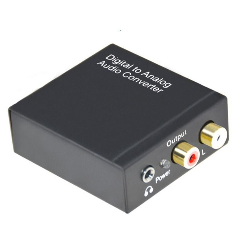 Coaxial Optical Digital Audio to RCA Analog Audio Converter RCA to Optical Converter - Digital to Analog Audio — image 2