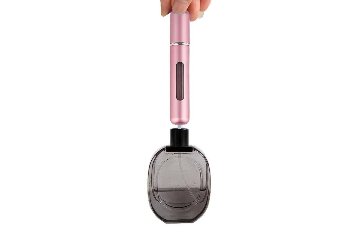 Mini Perfume Spray Pump 8ML Refillable Bottle Atomizer for Travel Outdoor-Pink — image 3