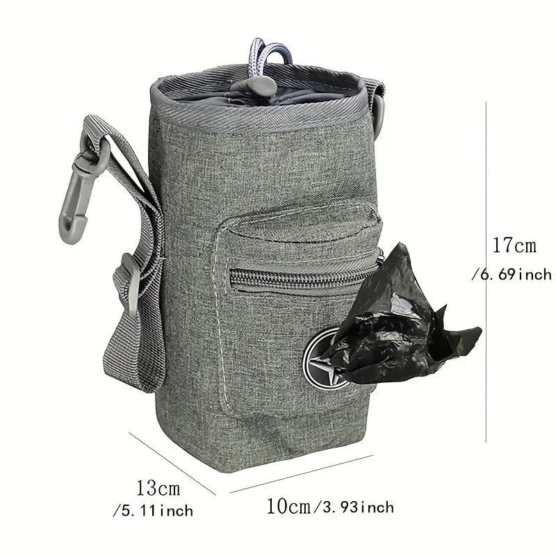 Versatile Hands-Free Pet Walking Pouch, Portable Dog Treat Bag, Poop Bag Holder and Waist-Clip Organizer for Keys, Phone and Snacks During Outdoor — image 2