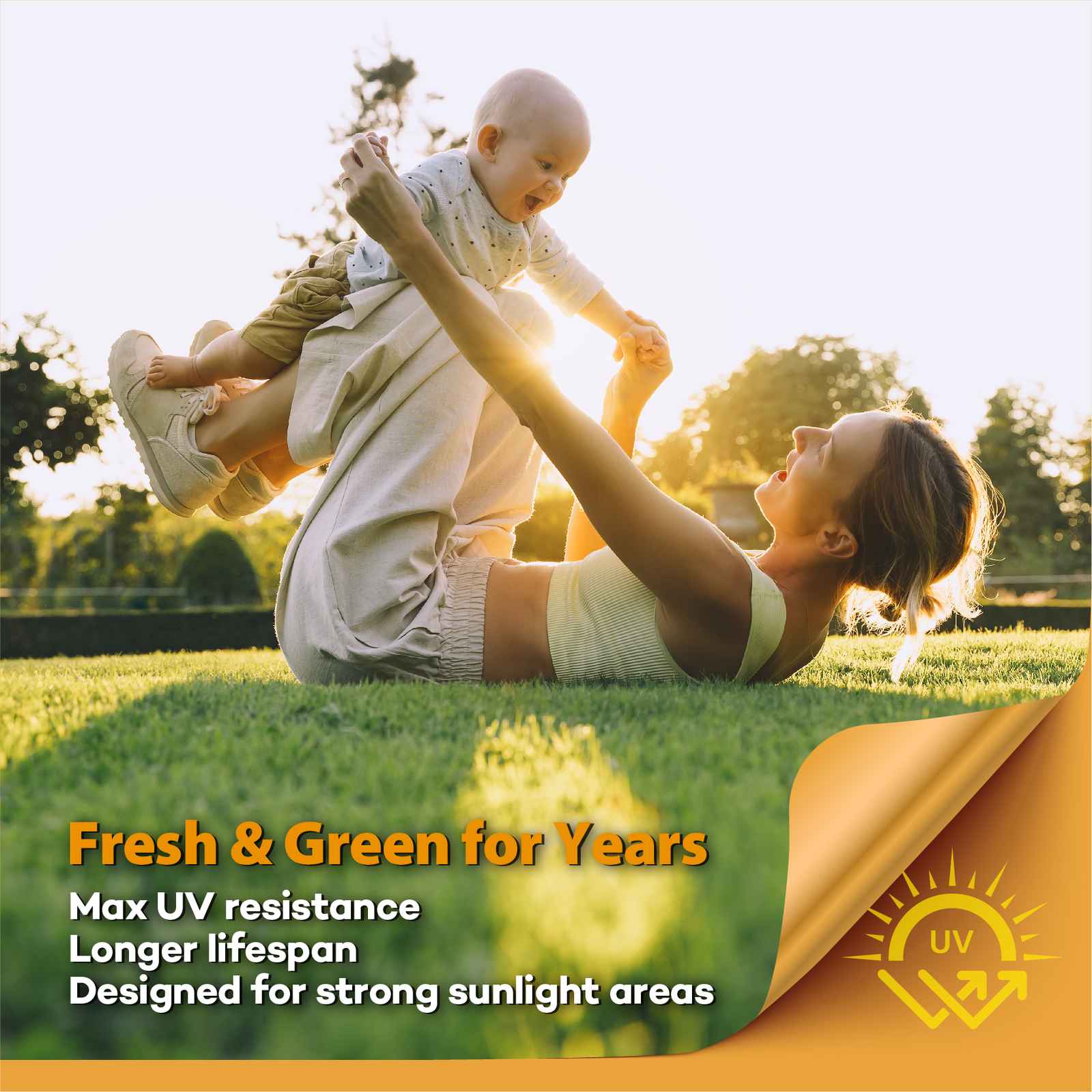 YES4HOMES Premium Synthetic Turf 30mm 1m x 5m Artificial Grass Fake Turf Plants Plastic Lawn โ image 2
