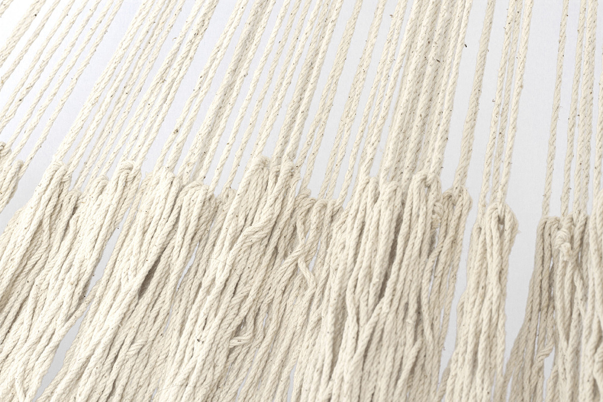 Outdoor undercover cotton Mayan Legacy hammock with hand crocheted tassels King Size Marble โ image 5