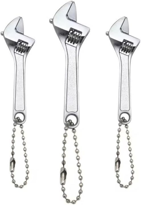 1pc Mini Silver Open End Wrench, Steel 2.5inch Monkey Wrench, Adjustable Spanner for Repairing, Professional Mini Small Hand Tools Hand Spanner Tool Universal โ image 3
