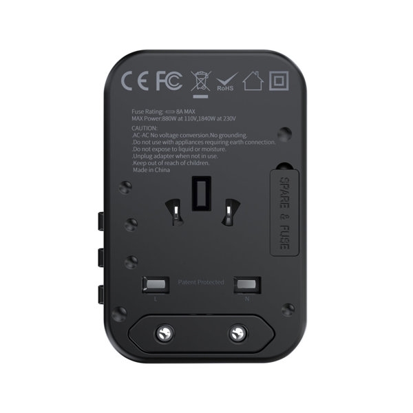 CHOETECH PD5009 65W PD Travel Wall Charger โ image 2