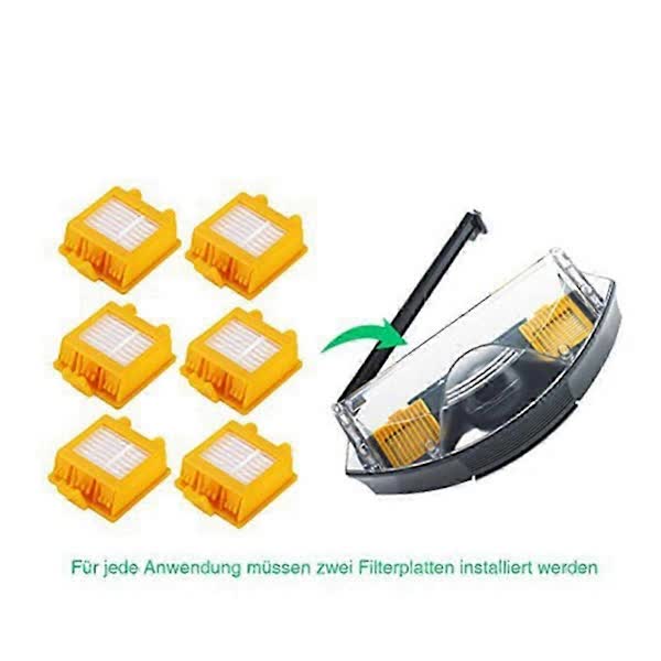 Compatible with iRobot Roomba 700 Series 760 770 780 Spare Parts Brushes Flexible Beater Side Brush HEPA Filter Replacement — image 2